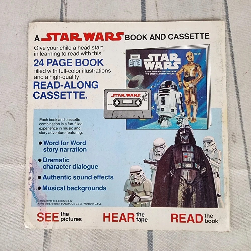 1983 Star Wars  Return of the Jedi The Ewoks Join The Fight Softcover Book - Picture 12 of 13